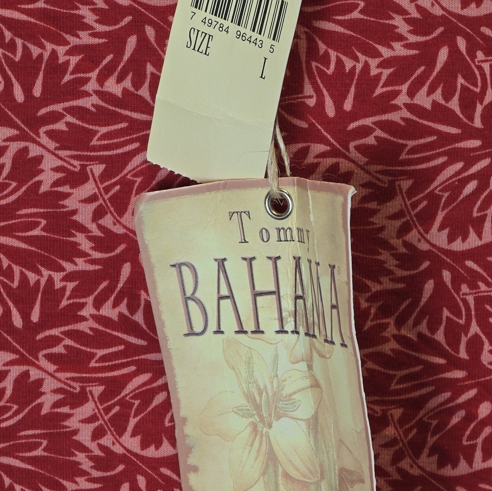 Tommy Bahama Women's Red Sleeveless Top Dark Blossom NWT - Picture 3 of 4